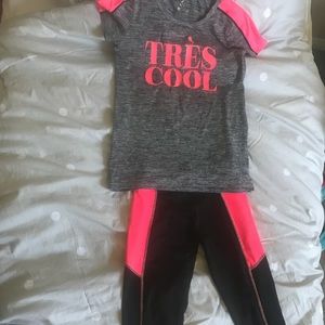 Girls Justice Athletic Matching Set